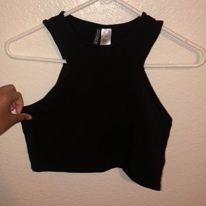 Black Crop Top